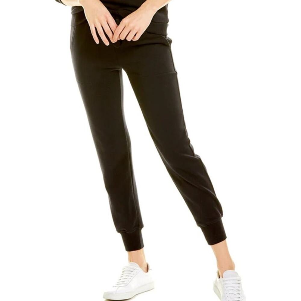 Cami NYC Lynley Jogger Pants 100% Cotton Paperbag Waist Pocket Black XS NWT